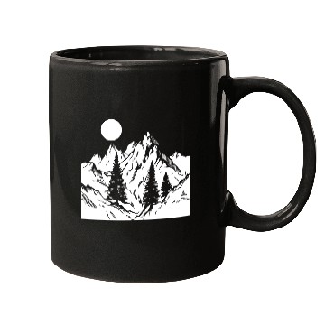 Discover Mountains Nature Outdoor Adventure Mugs