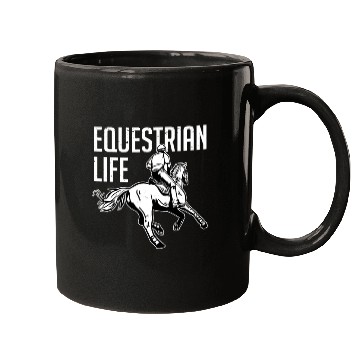 Discover Equestrian Life Riding Girl Horseback Mugs