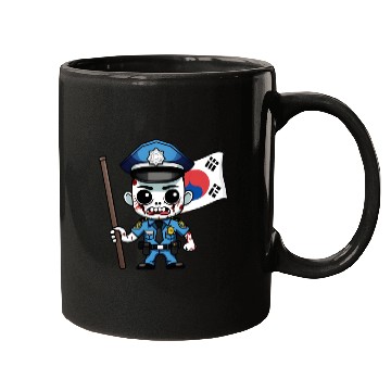 Discover Police Korean Zombie Mugs