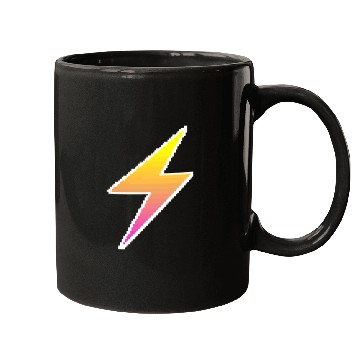 Discover Thunder retro style 80s-90s. Mugs