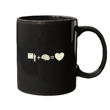 Discover Math teachers love brains Mugs