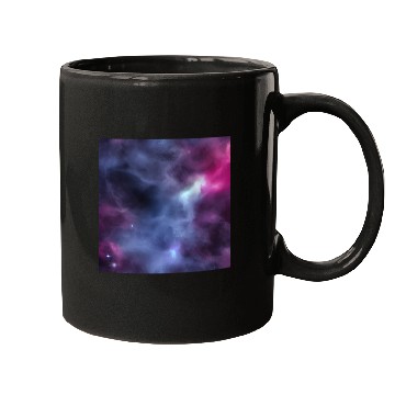 Discover Galaxy nebula abstract design Mugs