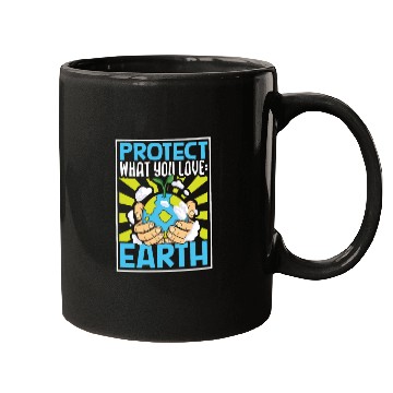 Discover Climate Change Environmental Earth Day Planet Mugs