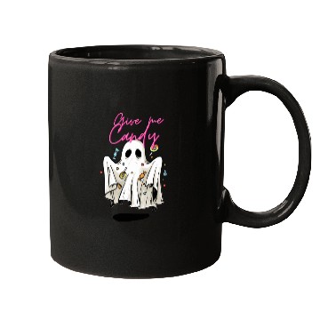 Discover Give me Candy ! Cute Ghost Mugs