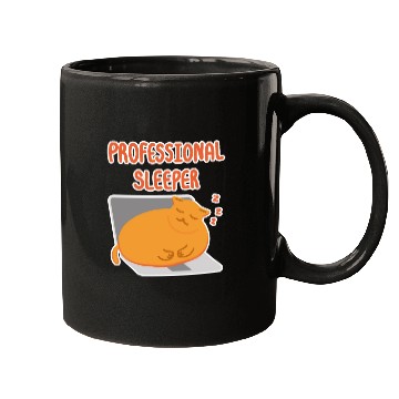 Discover Professional Sleeper Lazy orange cat Mugs