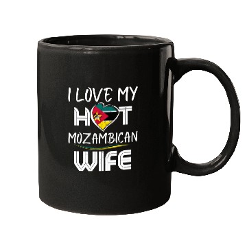 Discover Funny I Love My Hot Mozambican Wife Husband Mugs