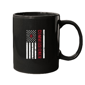 Discover American Flag Commissioner Mugs
