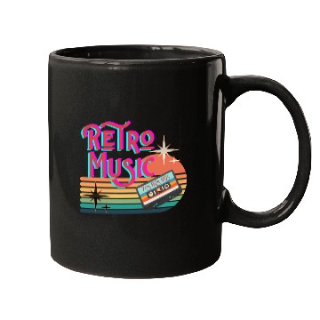 Discover Retro music 70s 80s 90s Mugs