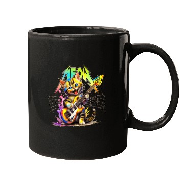 Discover Metal Meow Kitty - Rainbow Mugs