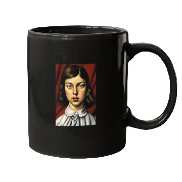 Discover Blue-eyed Woman Painting Mugs