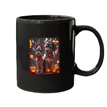 Discover Schnauzer Hallooween Spooktacular Mugs