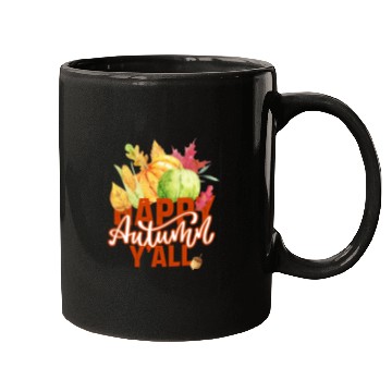 Discover Happy Autumn y'all Mugs