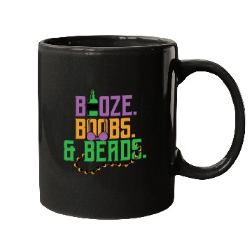 Discover Booze Boobs & Beads Mardi Gras Mugs
