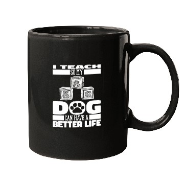 Discover Daycare Teacher Dog Mugs