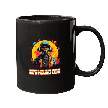 Discover 80s hip hop Hound Dog Mugs