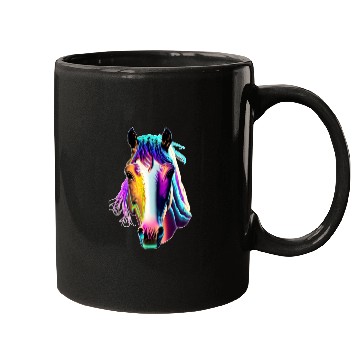 Discover Neon Horse Mugs