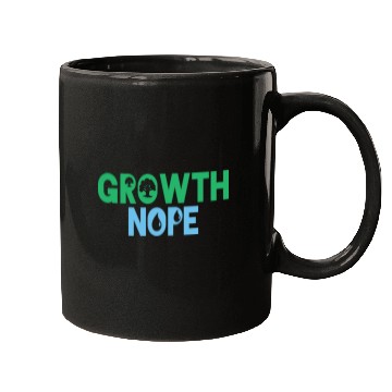 Discover Green Blue Nope Growth Mugs