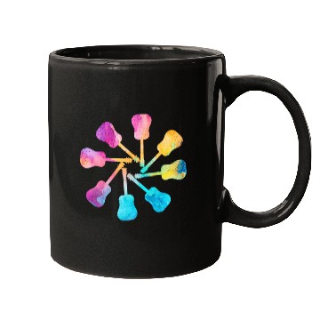 Discover Guitar Circle Mugs