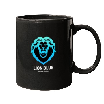 Discover lion black Mugs