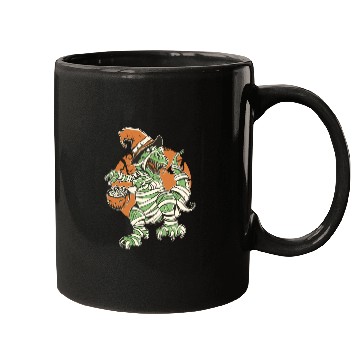 Discover Halloween t-rex mummy Mugs