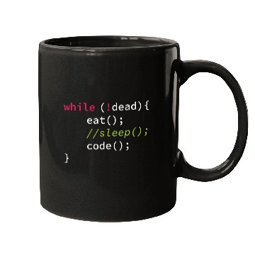 Discover Funny Coding Computer Science Programmer Eat Sleep Mugs