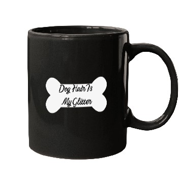 Discover Dog hair is my glitter ,dogs lover , cute , bone Mugs
