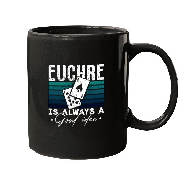 Discover Euchre Is Always A Good Idea Pinochle Playing Card Mugs