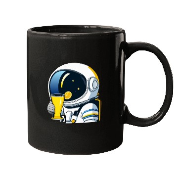 Discover astronaut drinks lemon tea Mugs