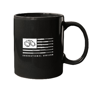 Discover USA Flag correctional officer Mugs