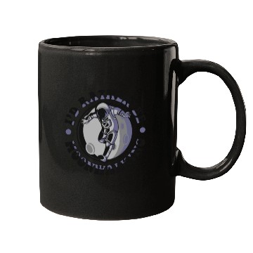 Discover I'd Rather Be Moonwalking Spacecraft Cosmonaut Mugs