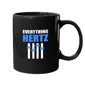 Discover Everything Hertz Sound Engineer Mugs