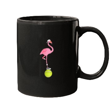 Discover Tennis Flamingo Mugs