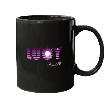 Discover Lucy pink and violet - Latin's etymology - Light Mugs