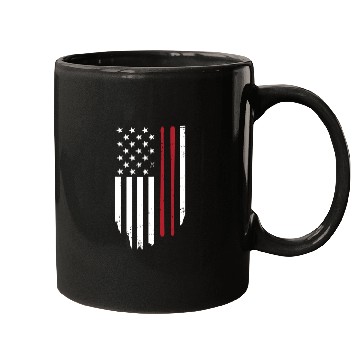 Discover American Flag Drum Sticks Mugs