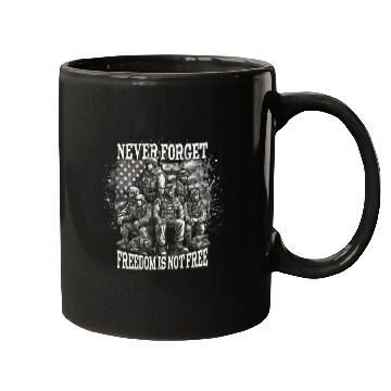 Discover Never forget freedom is not free Mugs