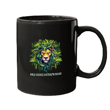 Discover Wild Heart, Nature's Roar Mugs