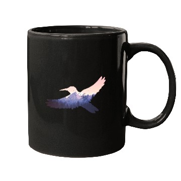 Discover Hummingbird Bird Mountains Fly Nature Paradise Mugs
