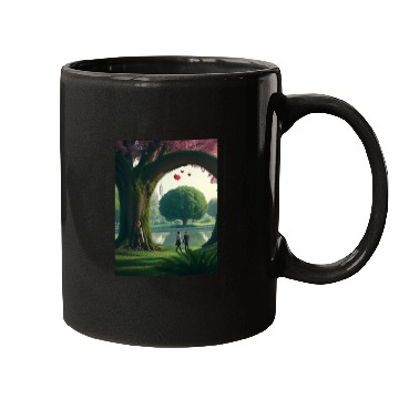 Discover Valentine's day in a park with loved one Mugs