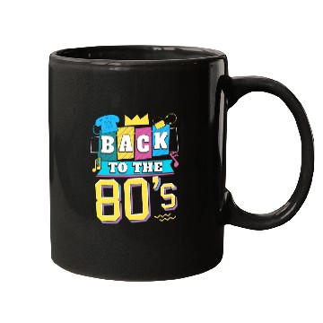 Discover Back to the 80s party theme costume Mugs