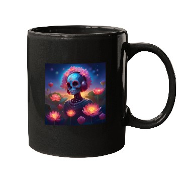 Discover Sugar Skull Lotus Melody Medley Mugs