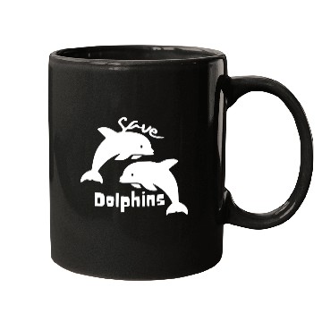 Discover Save Dolphins Mugs