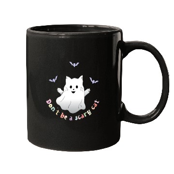 Discover Don’t be a Scary Cat! Halloween Mugs
