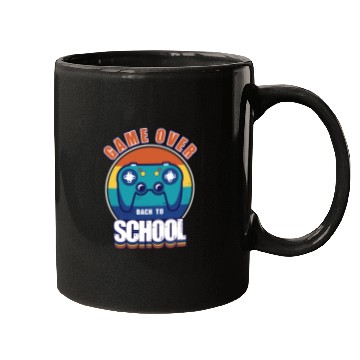 Discover Videogames Retro Sunset Gamer Back to School Mugs
