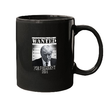 Discover Wear this "President 2024 Trump Mug Shot Mugs