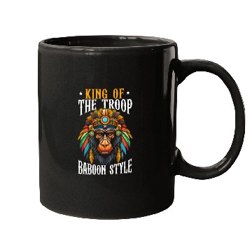 Discover Baboon Monkey Lover Wildlife Animal Zookeeper Mugs
