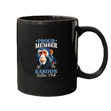 Discover Baboon Monkey Lover Wildlife Animal Zookeeper Mugs