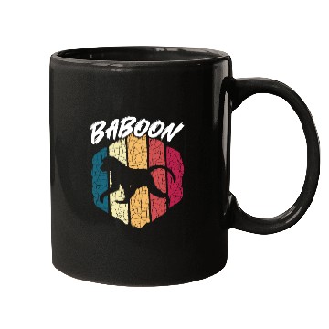 Discover Baboon Monkey Lover Wildlife Animal Zookeeper Mugs