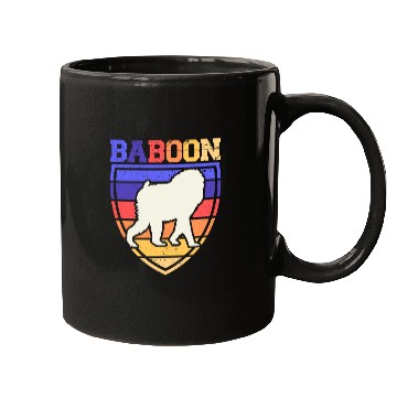 Discover Baboon Monkey Lover Wildlife Animal Zookeeper Mugs