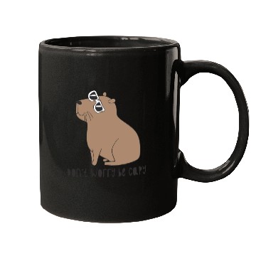 Discover Don t Worry Be Capy Awesome Cute Capybara Mugs