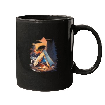 Discover Ripped tent Unisex Mugs